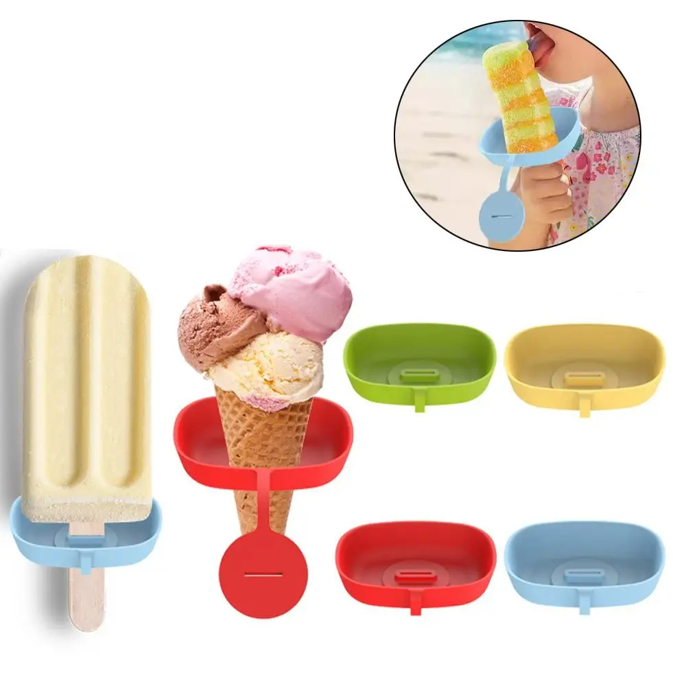 

Новый креативный держатель для льда без капель, защитная подставка для мороженого, силиконовый держатель для мороженого на лето