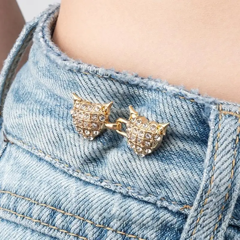 

39BD Devil Heart Button Fastening Detachable Tighten Waist Button Sewing Crafts