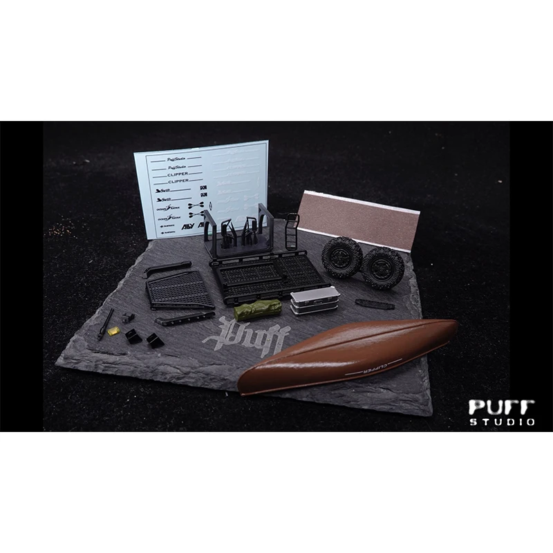 PuffStudio 1/64 Boat Kit Suitable for Car Model Modification Accessories Resin Model view 4