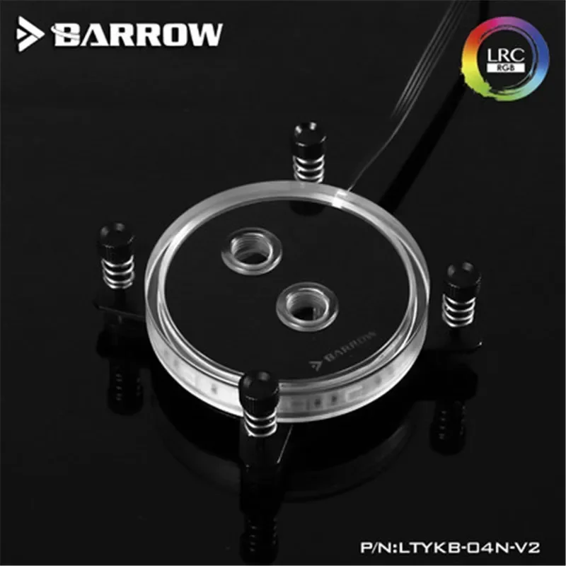 Barrow CPU 수냉 블록, 인텔 1700 X99, X299, 5V ARGB, 3 핀 MOBO AURA SYNC