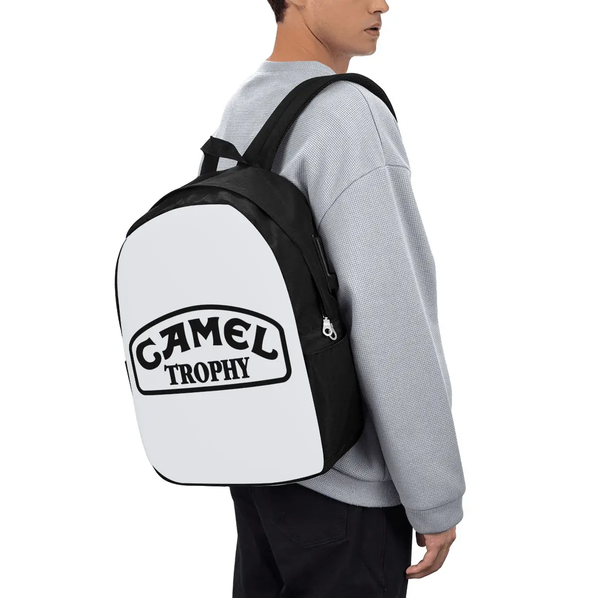 

Camel Trophy Backpack Travel Notebook Bag Computer College Student School Bag Laptop Shoulder Bags for Men Women