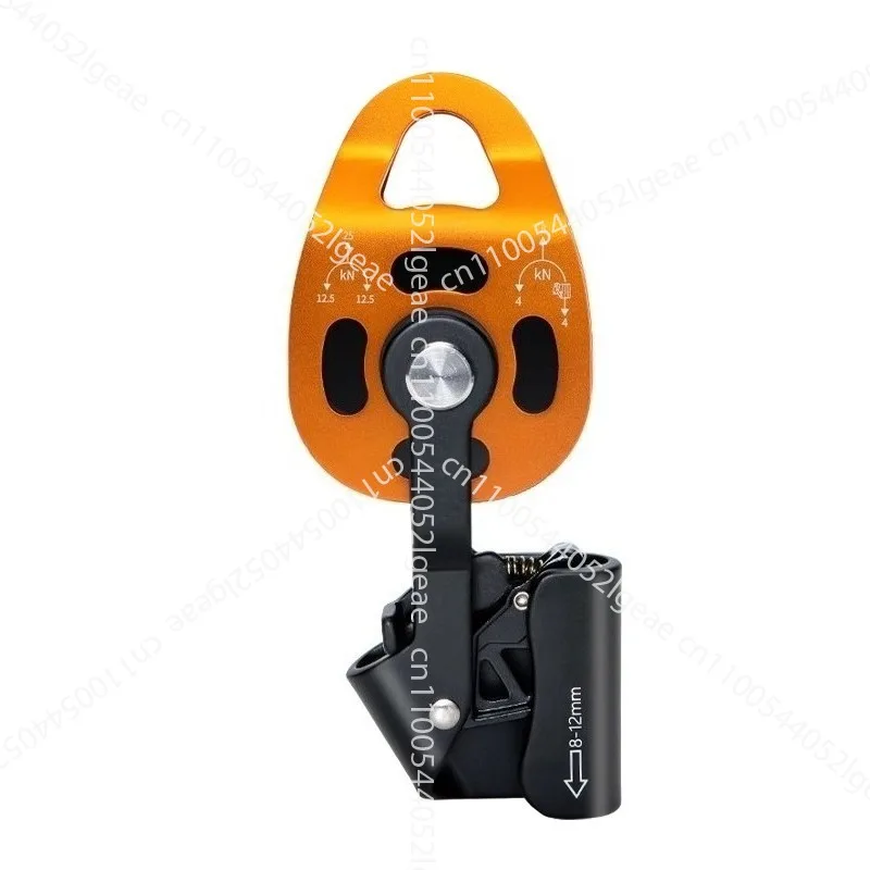 

Lifting, disassembling and installing self-locking pulley, heavy object, labor-saving hook lift