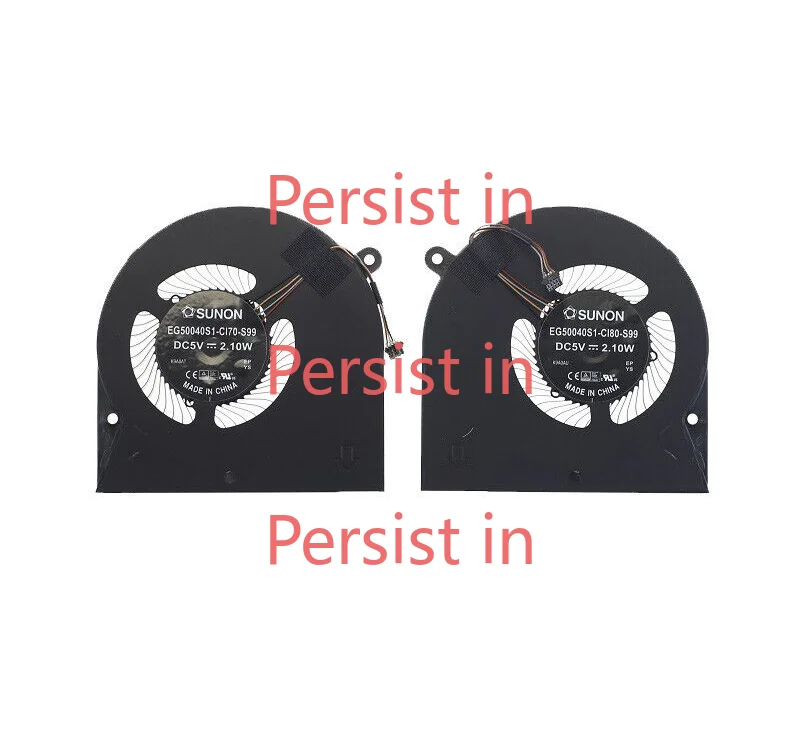 Laptop CPU GPU Cooling Fan For Razer Blade Stealth RZ09-0281 RZ09-02812E71