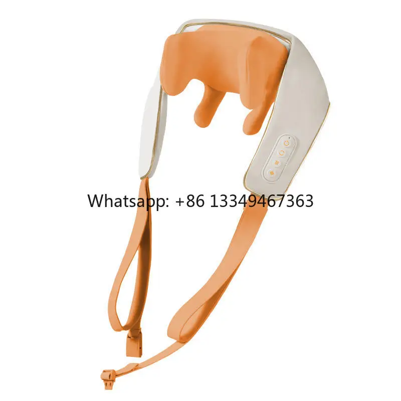 

2024 Новый 3D шейный интеллектуальный многорежимный разминающий тепловой напряжение портативный мини-электрический массажер шиацу для шеи и плеч