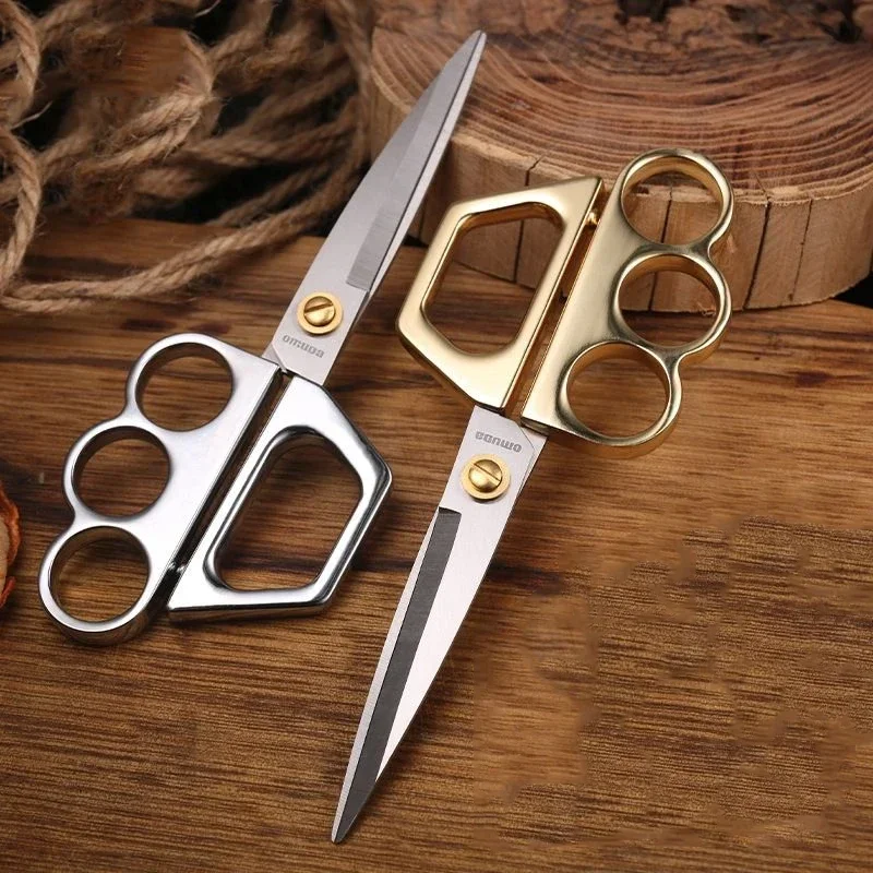 1PC Household Portable Stainless Steel EDC Scissors Cutting Tool