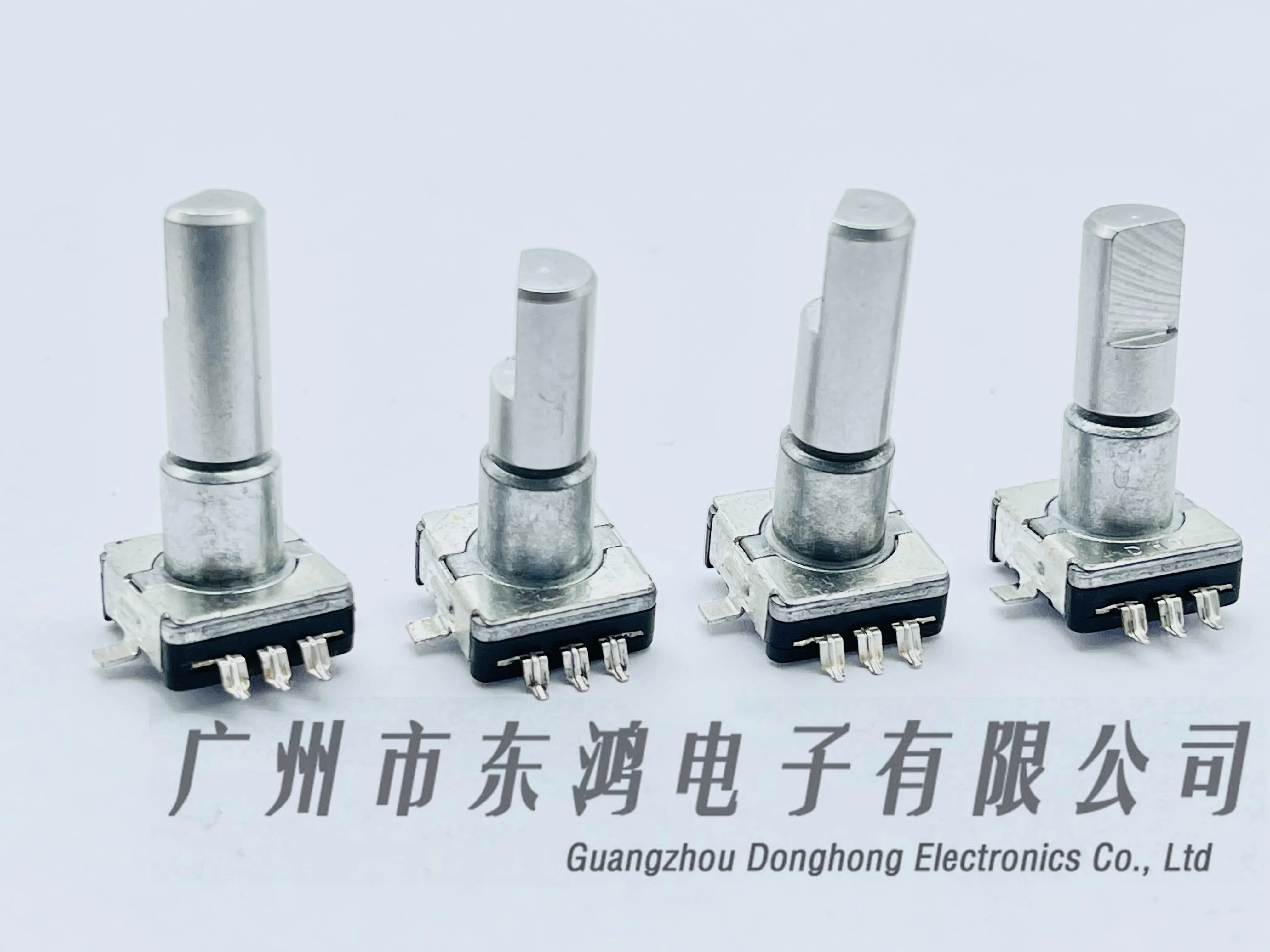 1PCS Premium EC11 Model Patch Foot encoder with press switch Car DVD navigation Volume shaft length 22mm/19mm