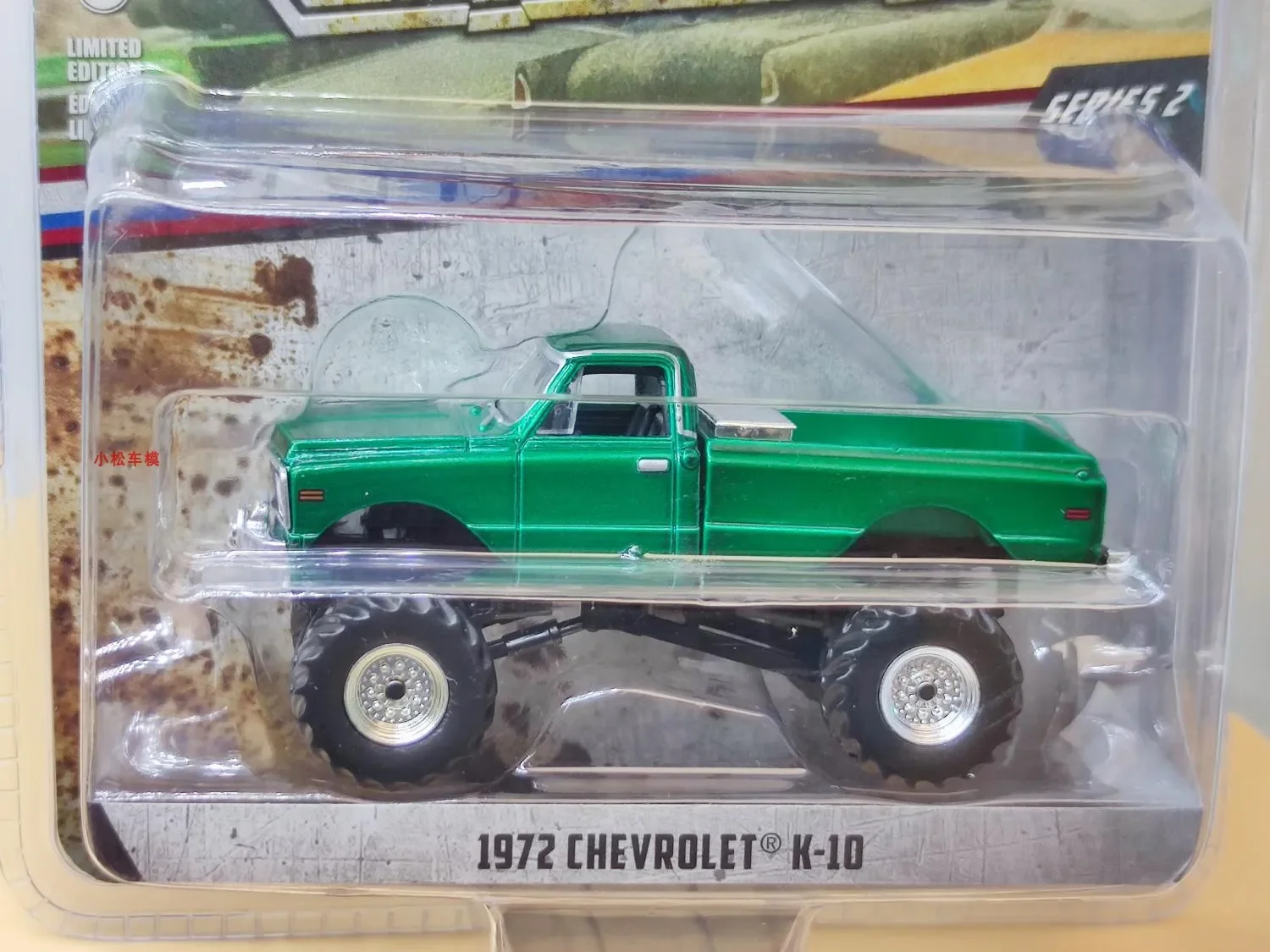 1:64 1972 CHEVROLET K-10 Green machine version Collection of car models