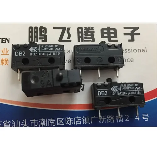 Imagen 1 del producto 1 Uds Original alemán CHERRY DB2 DB2C-C1AA micro interruptor límite de carrera botón de Reinicio 3 pines 10.1A