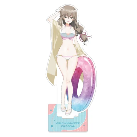 لعبة Nishi Kinuyo Darjeeling Nishizumi Miho Maho الاكريليك حامل دمية أنيمي Kathowa Anchovy نموذج لجسم لوحة تأثيري لعبة هدية