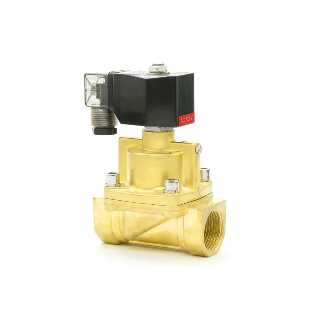 Hoyan  PZ-20 2 Way  3/4in Brass High Temperature  Water Steam Solenoid Valve for Hot Water  Steam