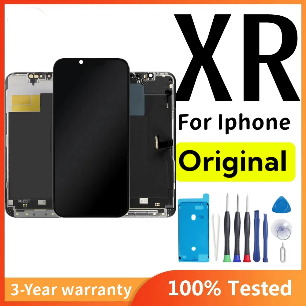 

RLZCXZ Oled Screen Display For iPhone xr With 3D True Tone Screen Digitzer assembly Replace For xr Replacement Screen Display