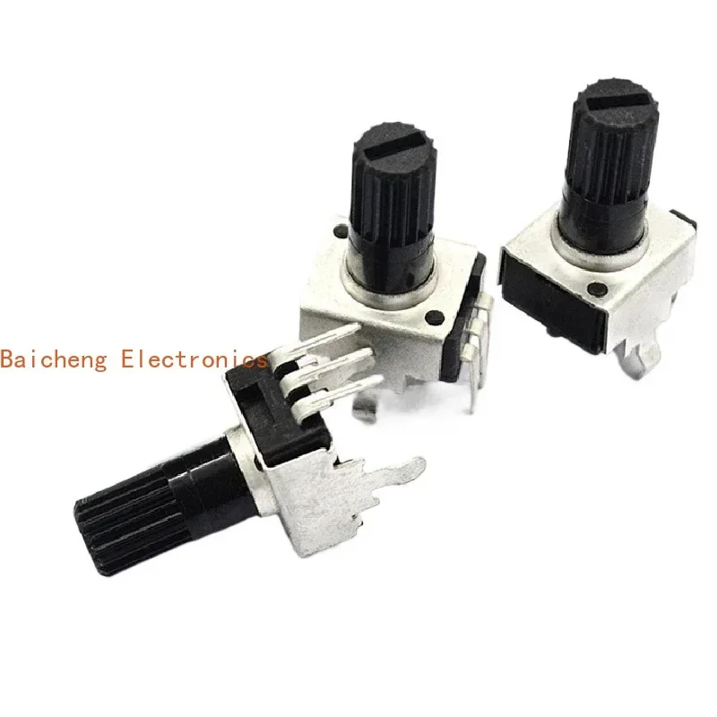 50PCS Adjustable Resistance Potentiometer RV09 1K 2K 5K 10K 20K 50K 100K 102 202 502 103 203 503 Vertical 12.5mm Handle Length