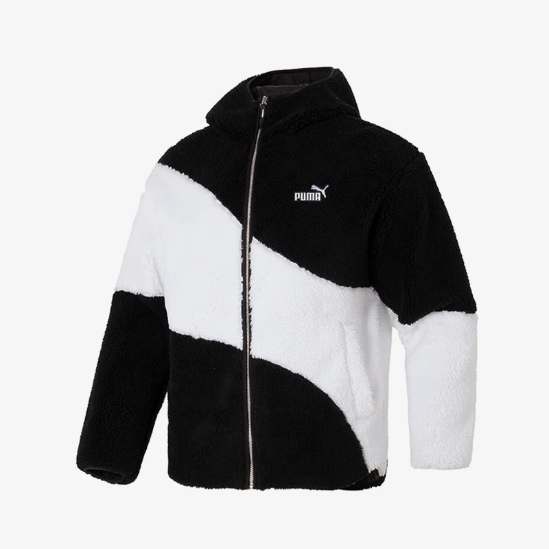 

PUMA Genuine Winter New Unisex Warm Polar Fleece Hooded Casual Jacket 678721-01