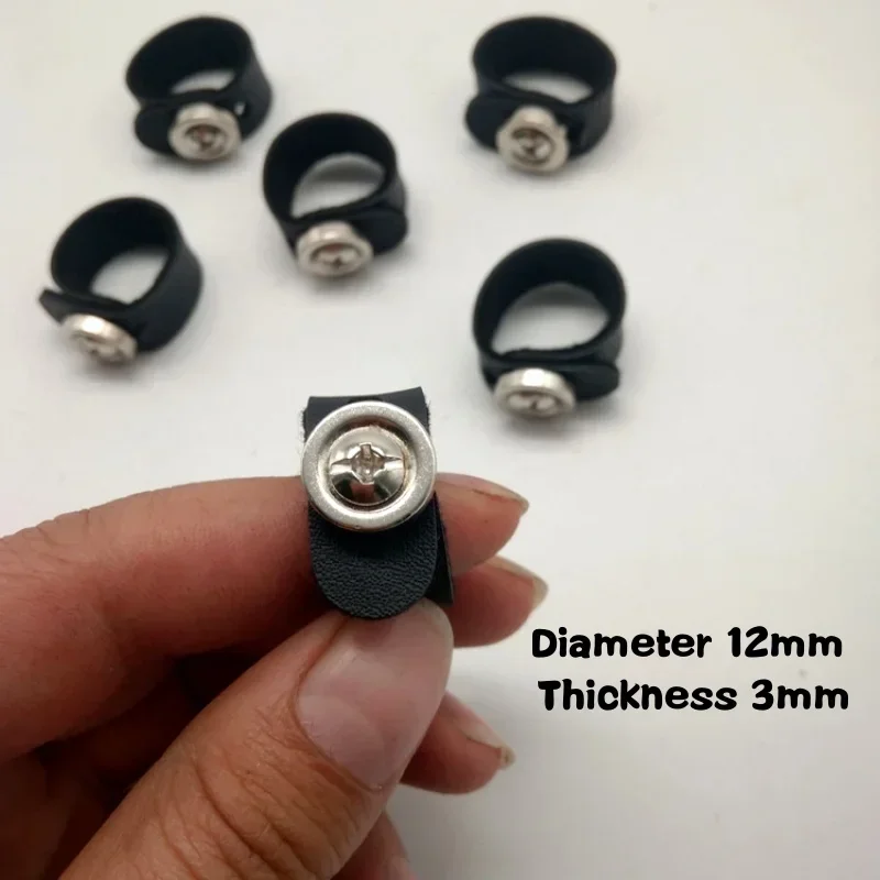 6Pcs Strong Magnetic Ring Buckles Automatic Adjustable Size Fastener Accessories for Daily Training Outdoor Sports Practice