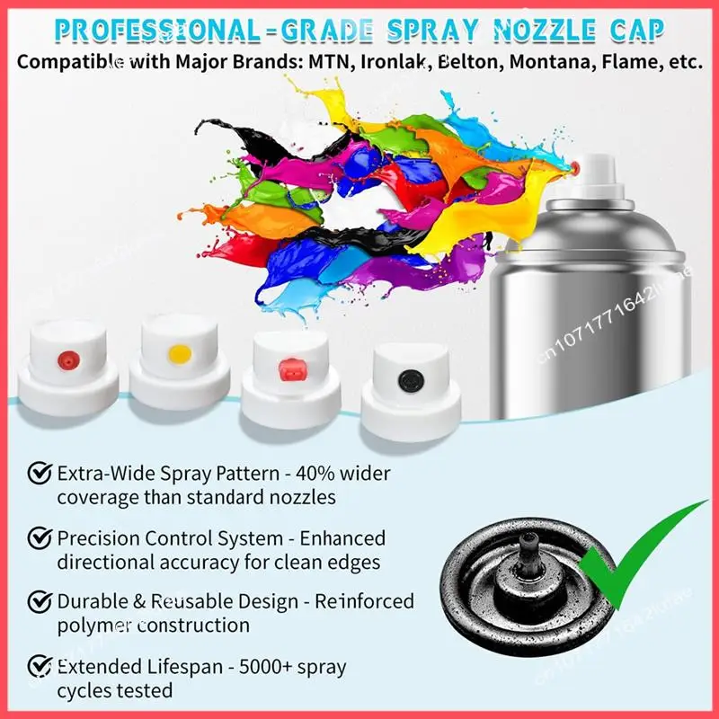 

B52C 20PCS Spraying Paint Caps Master Spraying Art With 20 Assorted Nozzles For Home Improvement, Spraying Paint Art, Street Art