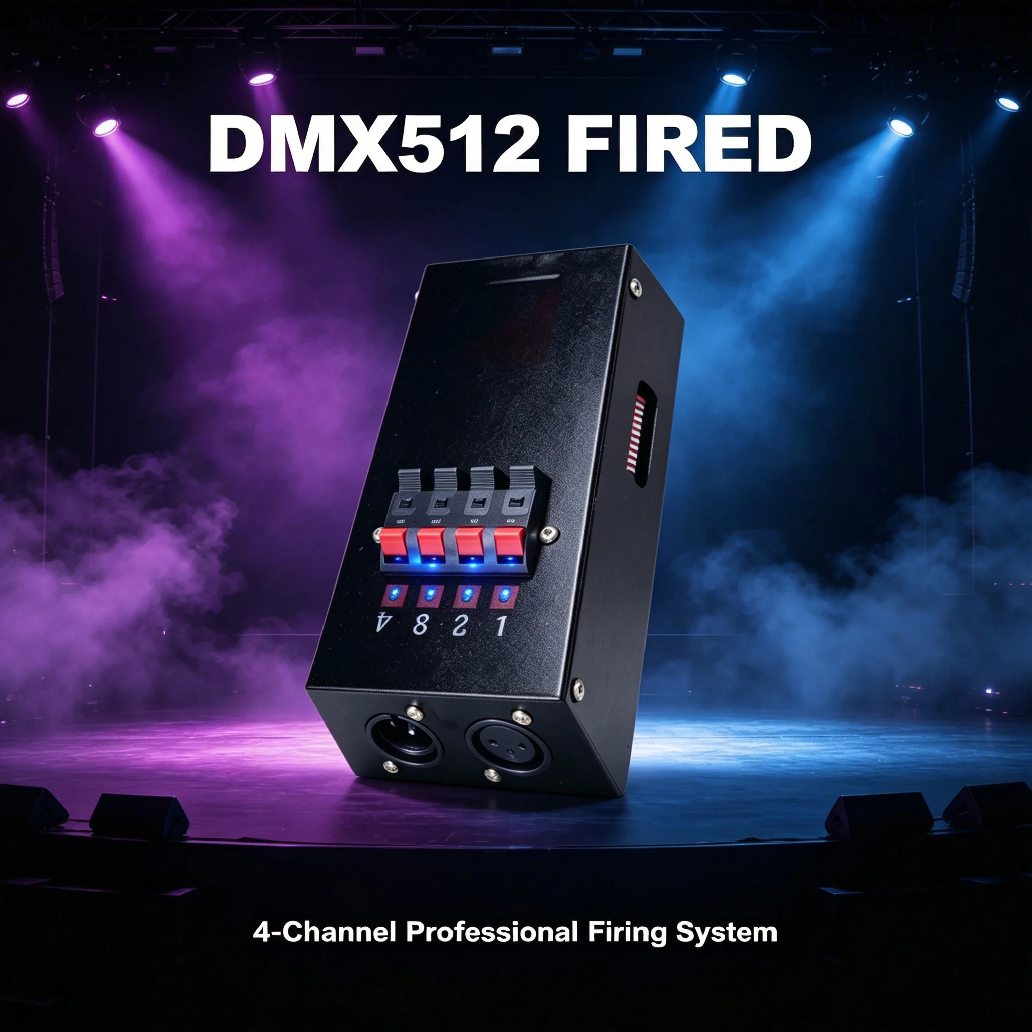 DMX 512 Control Stage Pyro Firing System Fire works DMX Fire Machine Stage Pyrotechnic Effect Festival Event Show Wedding Party