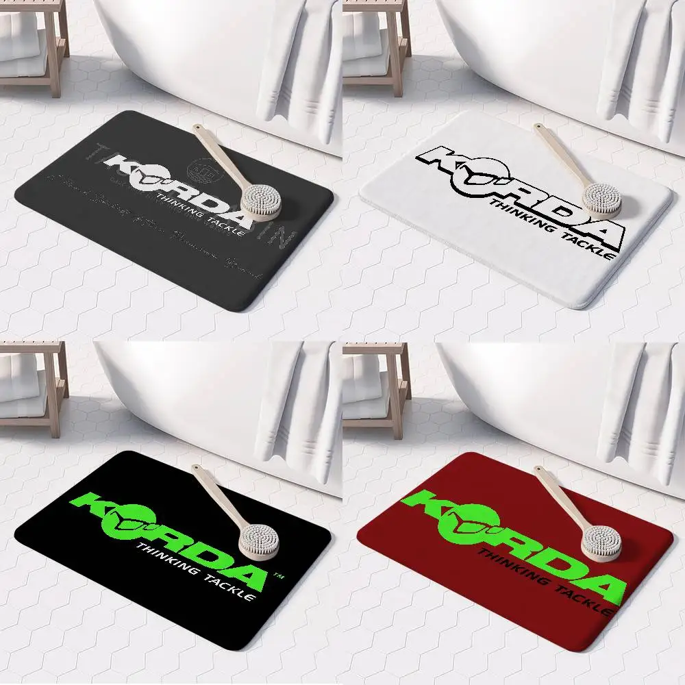 

K-Korda, напольный коврик с логотипом рыбалки, большие ковры с принтом, ковры для комнаты и спальни, противоскользящие дверные коврики для ванной комнаты, маленькие ковры