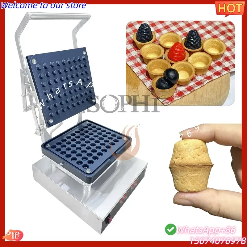 2026 Tartlet Shell Maker Custom Mold Nonstck Interchangeable Plate Elliptical Shape Mini Tart Pie Froming Machine for Small