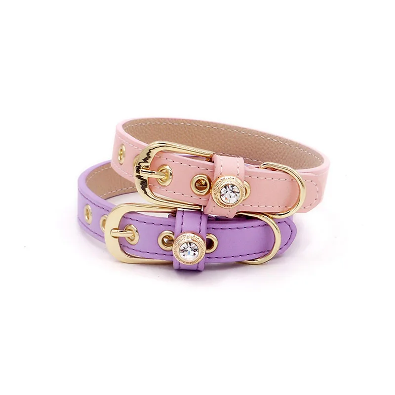 

Ошейник из натуральной кожи для домашних питомцев, 100% дюйма