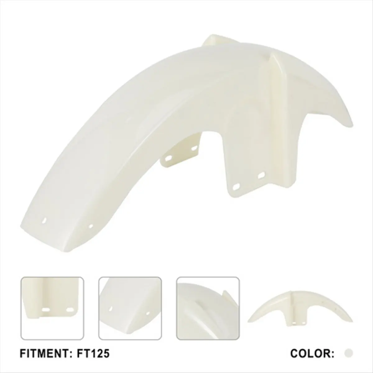 Compatible Front Wheel Mudguards Guard Motorcycle Extension Mudguards for Italika DT125 DT150 FT125 FT150 Off-Road Parts