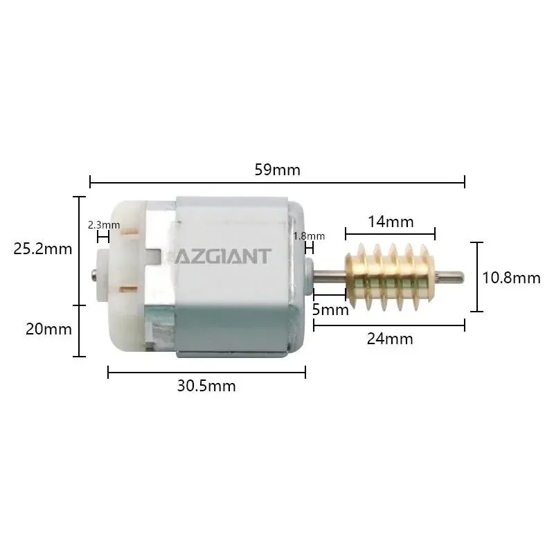 AZGIANT Car Steering Wheel Column Lock Motor ESL ELV for 2005-2010 Fiat Grande Punto DC 12V FC-280 High Power Quiet Operation