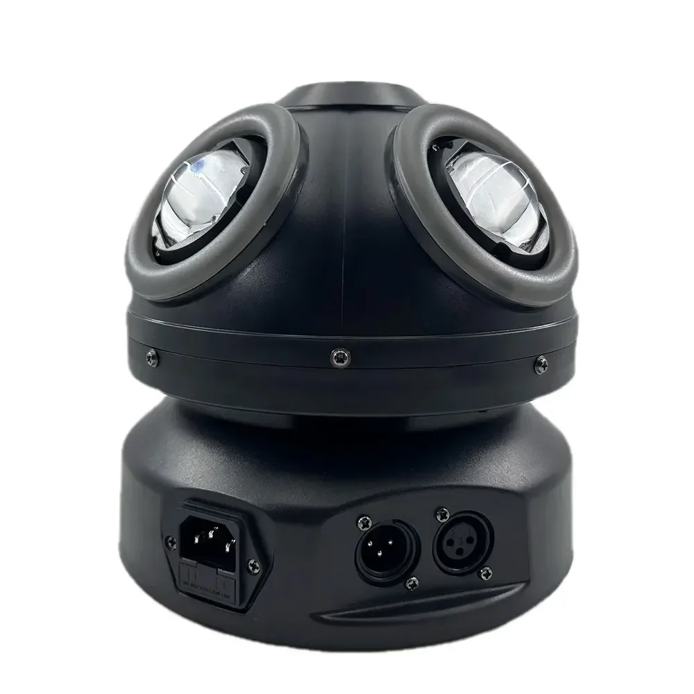 Luce a testa mobile da 120 W LED RGBW 4in1 Fascio rotante Luce da palcoscenico Controllo DMX per attrezzature di intrattenimento per feste da discoteca di Natale