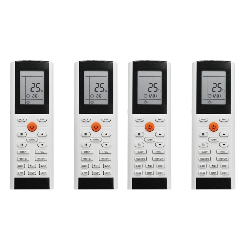 4X Air Conditioner Remote Control YACIFB YAC1FB YAC1FB6 YAC1FB9 For Air Conditioner Tadiran Electrolux Gree ZACS-07 HPF