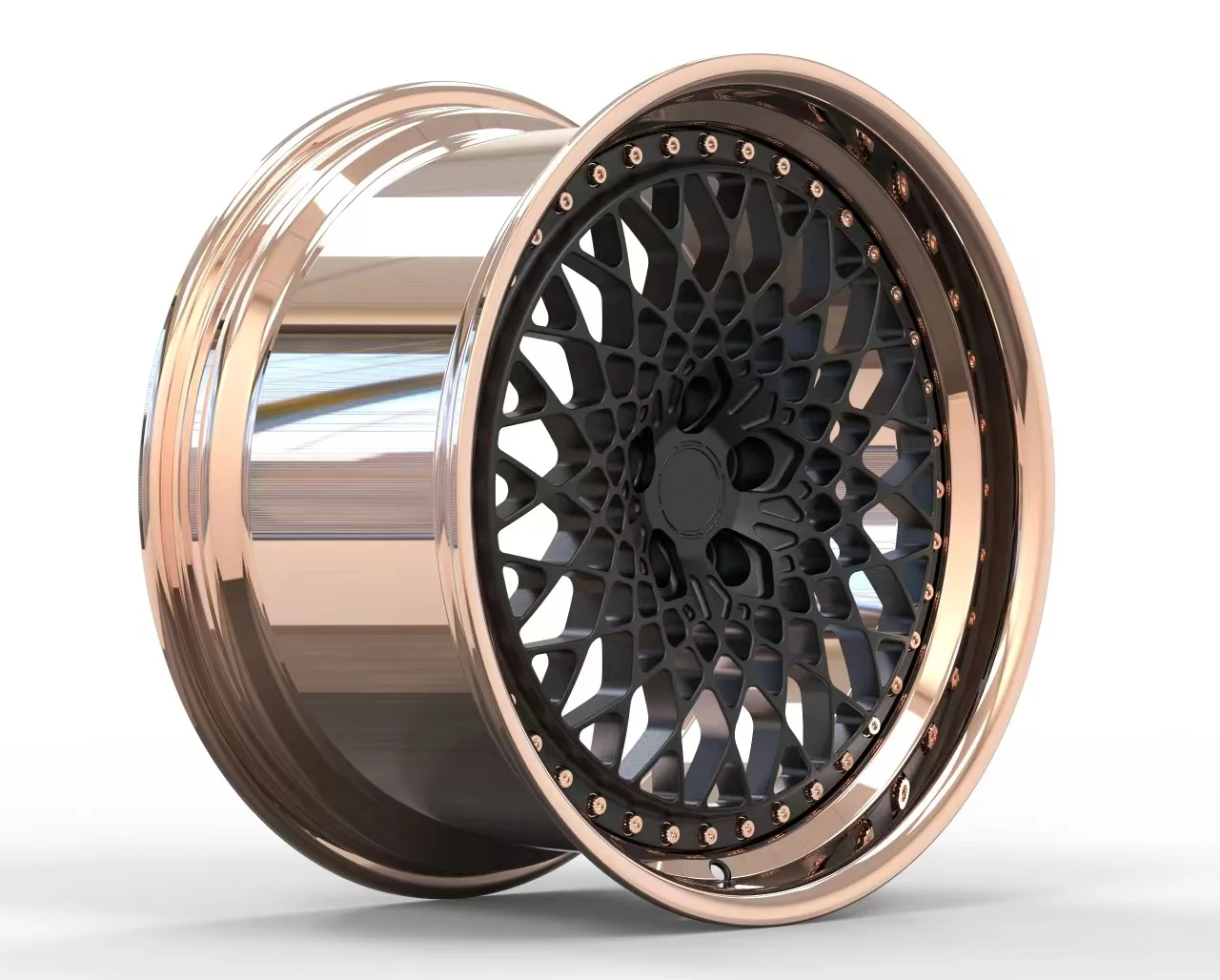 SYAC 2-piece 18-24 Inch Forged Aluminium Alloy Wheels Customization Mesh Design Brushed/ Chrome/ Polished Rims For Sports Car