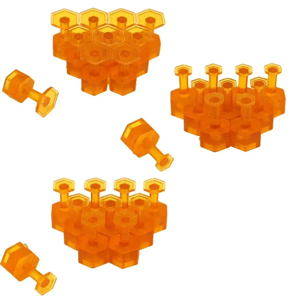 10pcs S/M/L Three Model Size Glue Tabs Dent Removal Tools Positive Hexagon  Auto Paintless Dent Repair Maintenance Tools