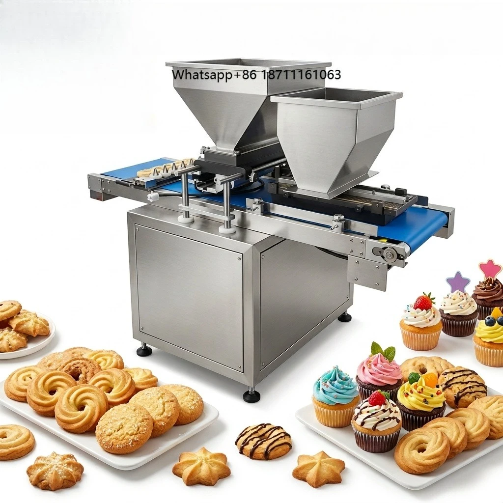Ultimate Electric 400KG/H Cookie Cake Machine. Interchangeable Dual-Nozzle System for Bakery Use New All-in-One Factory Success