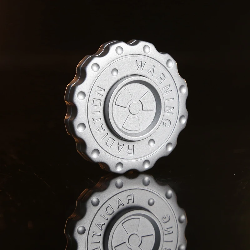 Metal Gear Fidget Slider Spinner – Silent EDC Hand Spinner for Adults, ADHD Tool Anti-Anxiety Stress Relief Toy