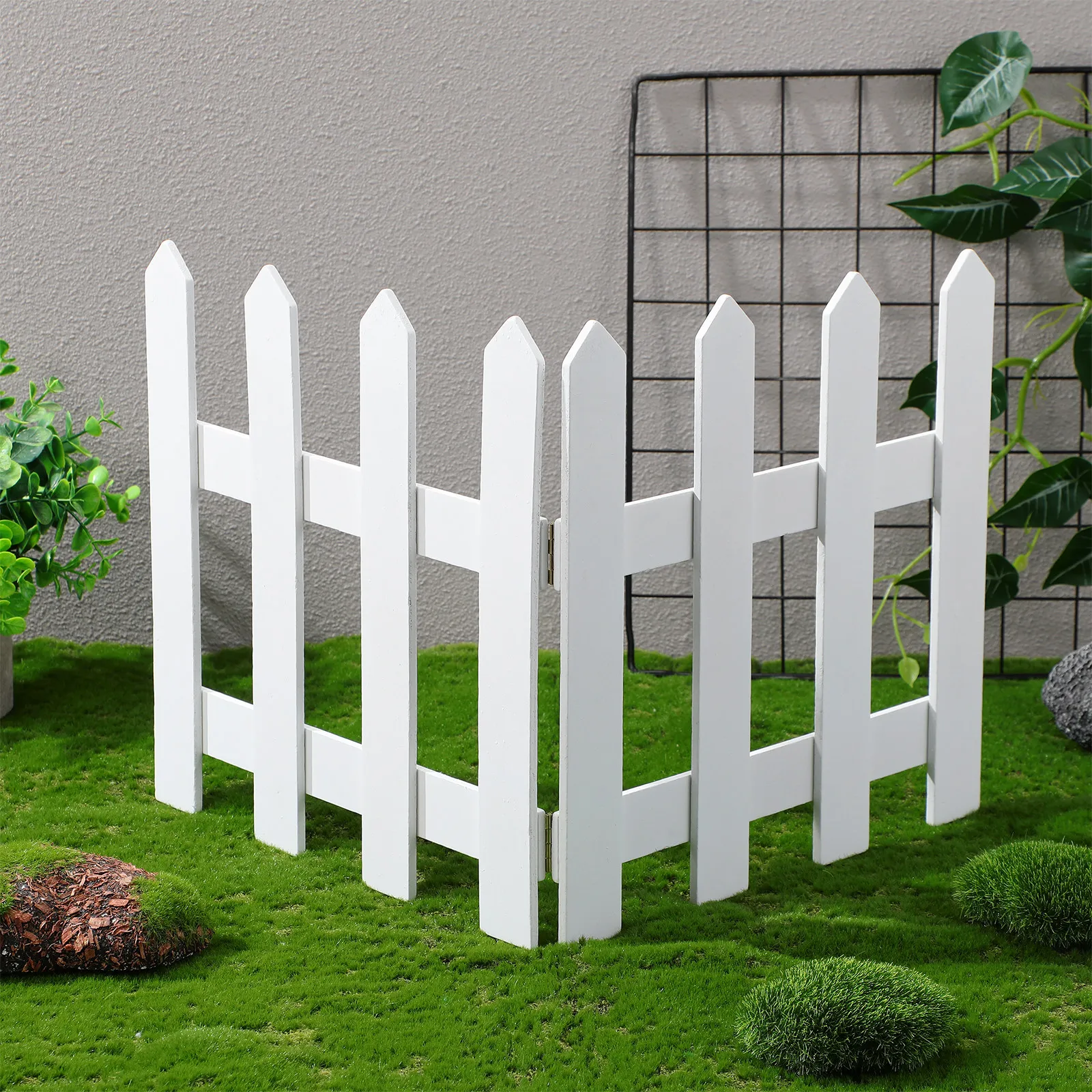 

Набор миниатюрных деревянных заборчиков-штакетников для декора сада, двора, рождественской елки, праздничных вечеринок