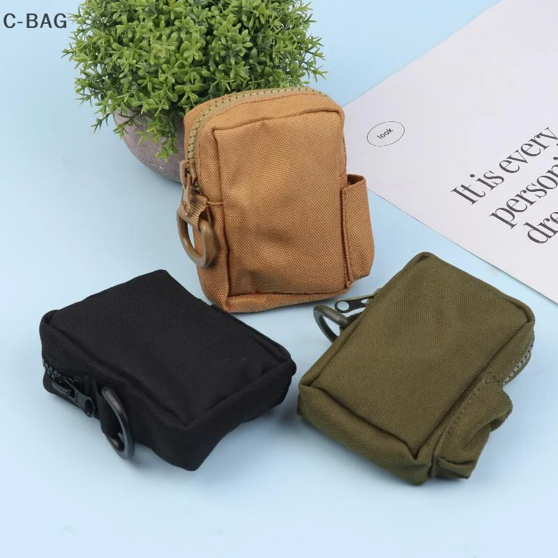 

Sporty Waist Bag with Multi-Functional Tactical Features, Sturdy Simple Card Holder and Coin Purse