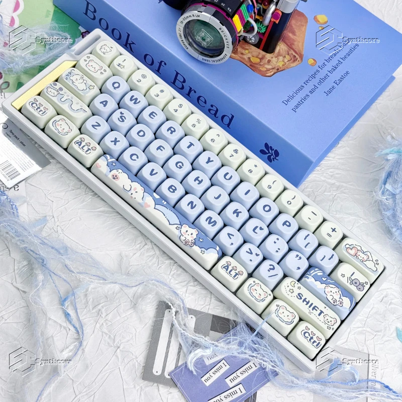

Ice Cream Bear KeycapMOAHeightpbtSublimation-printed high-visual-appeal keyboard75.84.68.87.98.104.1