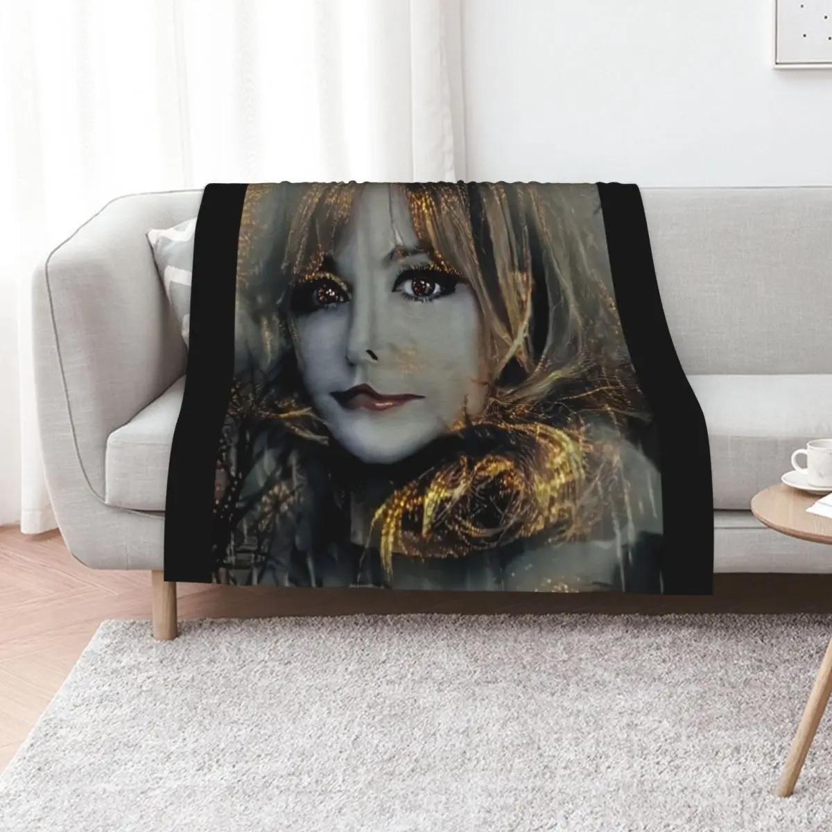 Mylène Farmer Throw Blanket wednesday Large Sleeping Bag Fashion Sofas christmas decoration Stuffeds Blankets