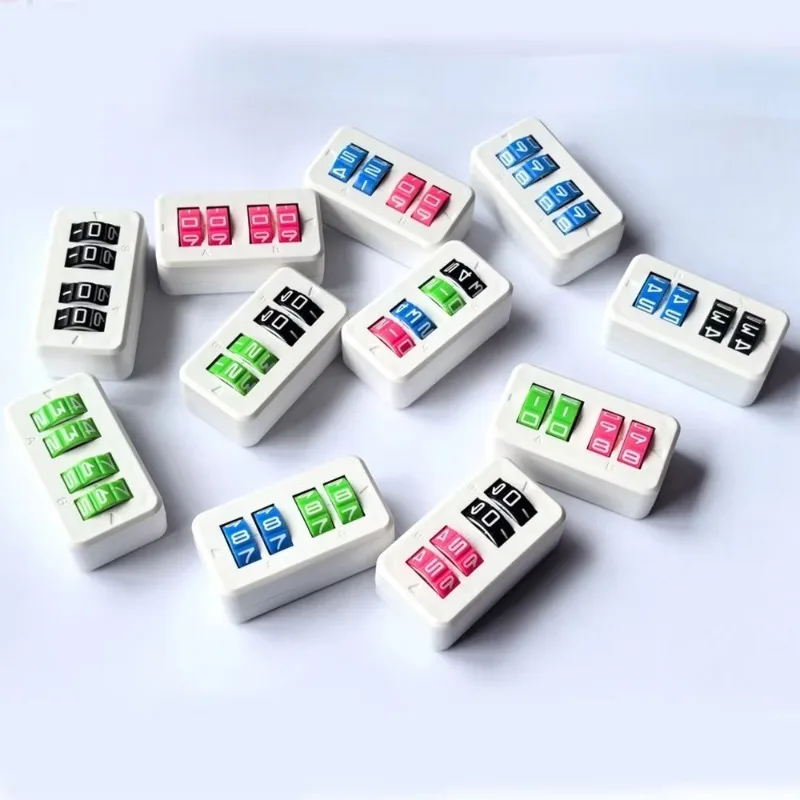 4 Digit Board Game Life Counter Mini Adjustable Wheel Board Games Score Tracker Self Discipline Flexible Tabletop Score Keeper