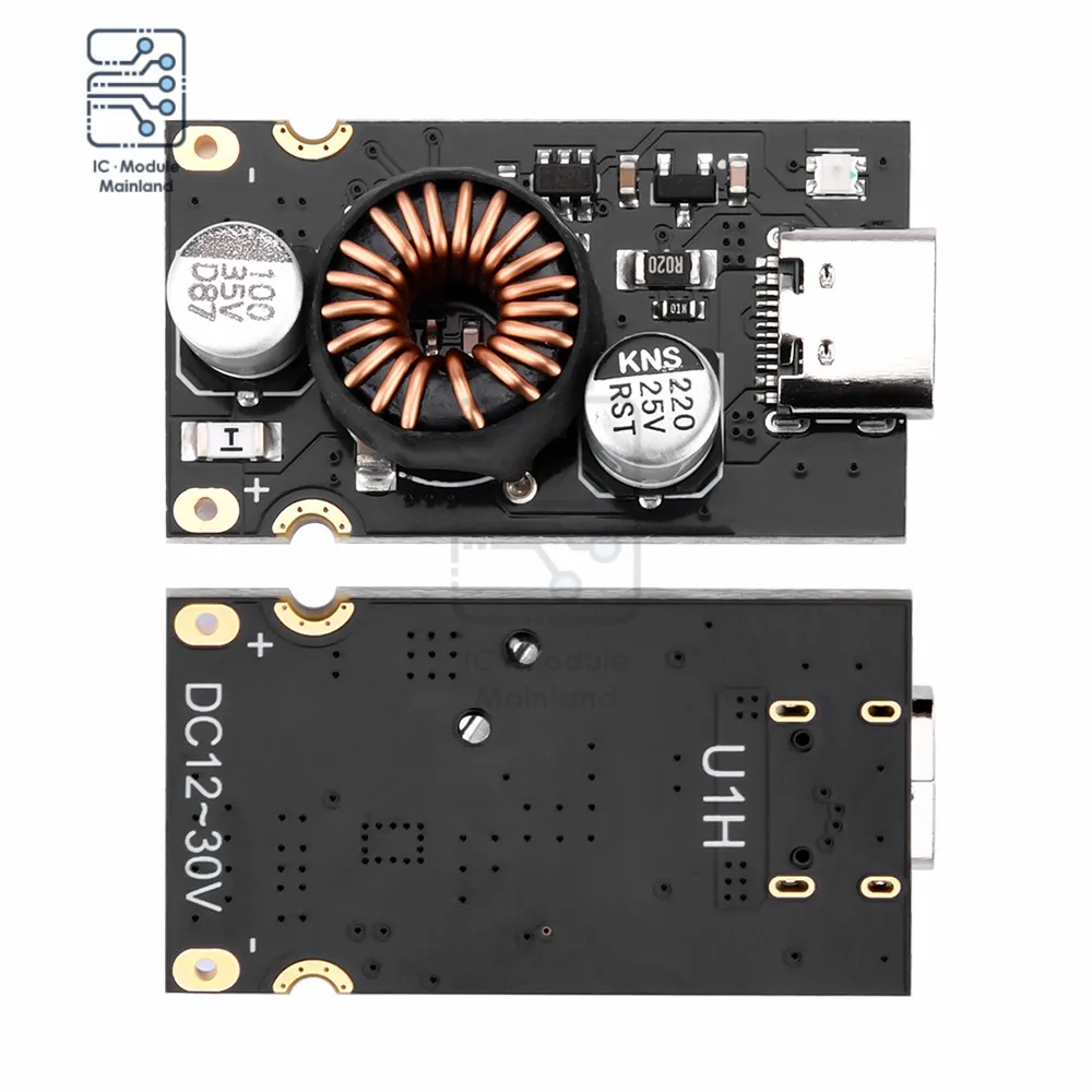 Type-C PD 65W Fast Charging Module Support PD2.0/3.0 QC2.0/3.0 PPS FCP AFC Fast Charging