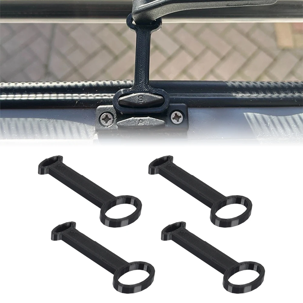 1/2/4 pièces adaptées au polyplastique facile à installer Durable fenêtre de caravane sécurité en plastique serrure accessoires RV fenêtre limiteurs de Ventilation