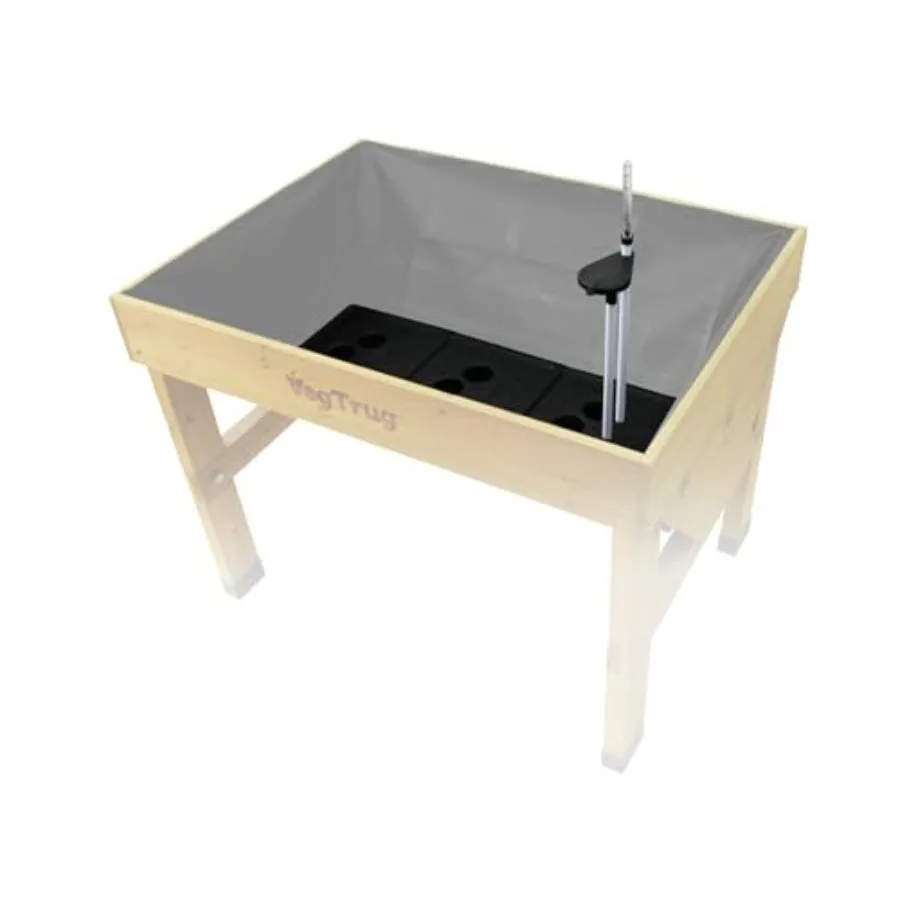 Self Watering Kit for Classic Raised Bed, Black - Reservoir System with Water Level Indicator, Prevents Overwatering, Easy Fill