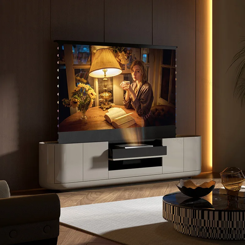 80/88 inch technology-sensitive screen-up laser TV home floor-to-ceiling projector