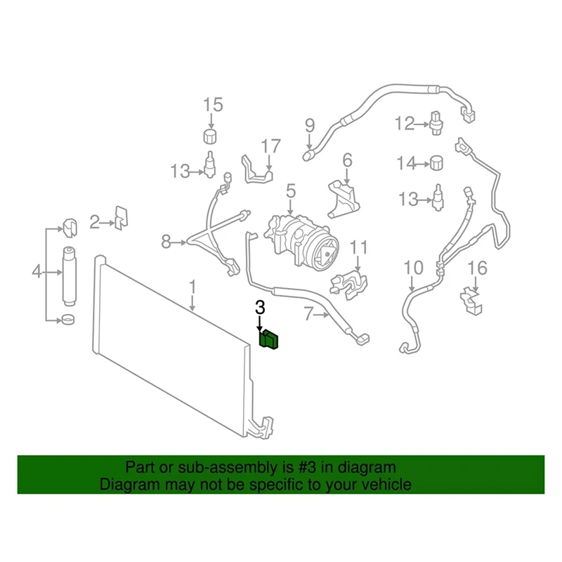 Car A/C Condenser Bracket 17112751399 For BMW MINI Clubman R55 R56 R57 R58 R59 R60 R61 2005-2016 Condenser Mount Holder