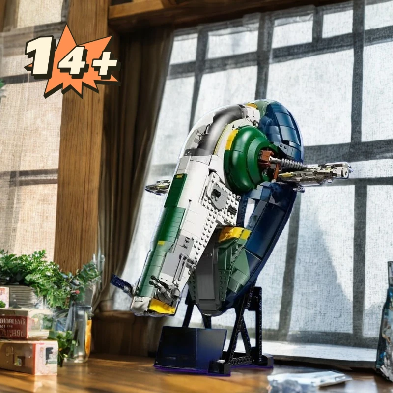 

2025 NEW 75409 UCS Star Battle Jango Fett's Firespray-Class Starship Building Blocks Bricks 2970pcs Toy Kids Christmas Gift