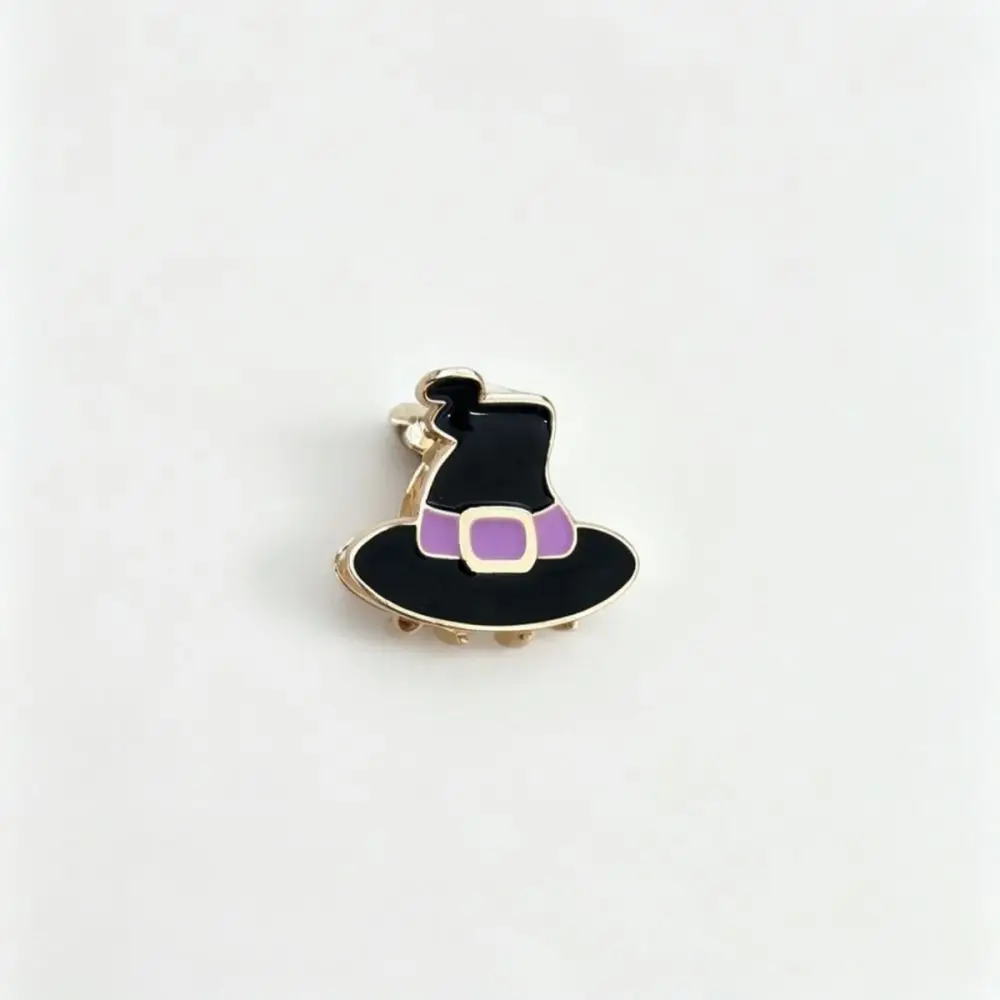 Halloween Alloy Hair Claw Cute Cat Pumpkin Design Metal Clips Decorative Fashion Headwear For Party Styling