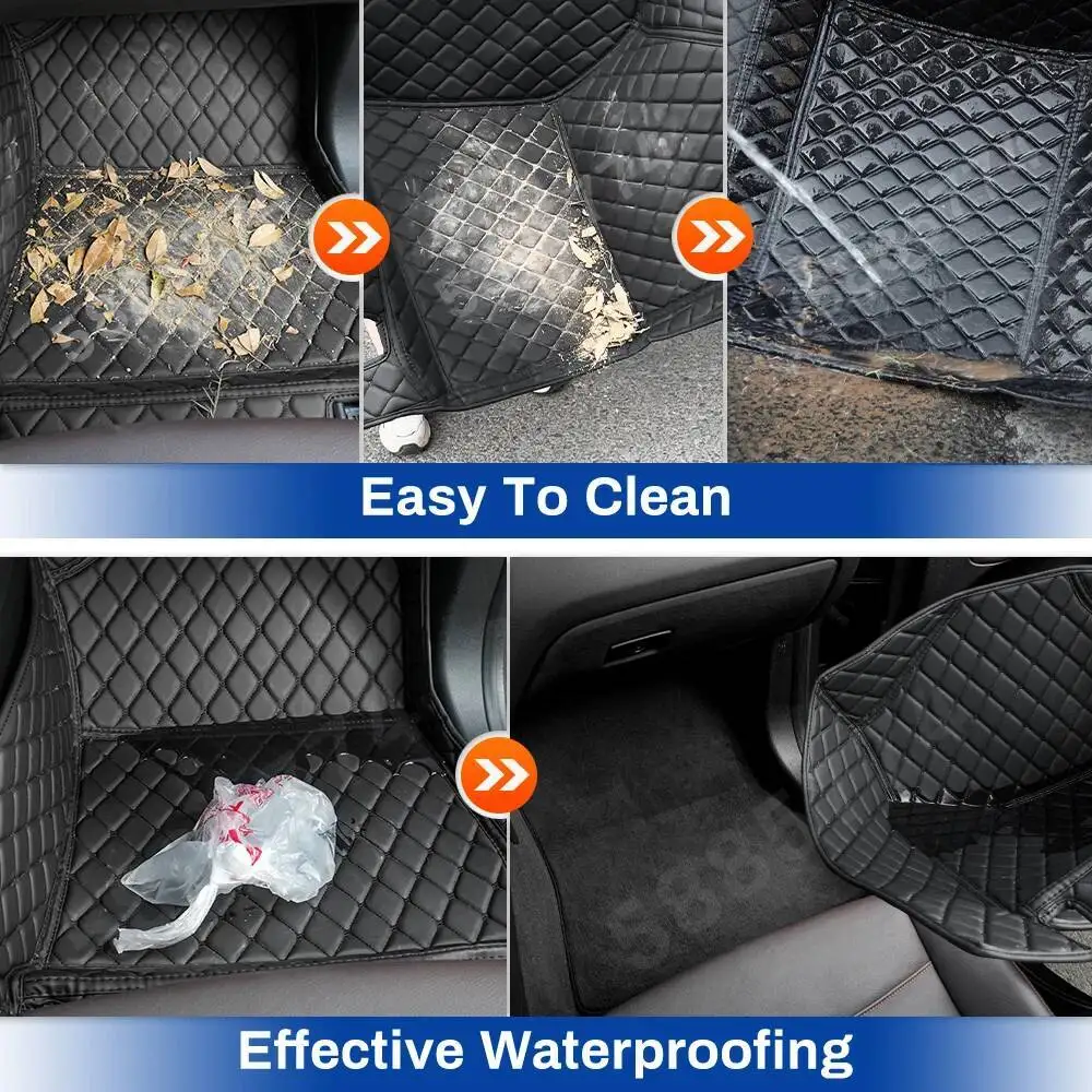 Car floor mats for Hyundai Santa Fe (FIVE SEAT) 2010 2011 2012 Custom auto foot Pads automobile carpet cover