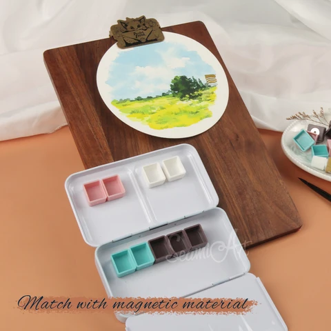 SeamiArt магнитные полуподдоны для акварели, 50 шт. — изображение продукта