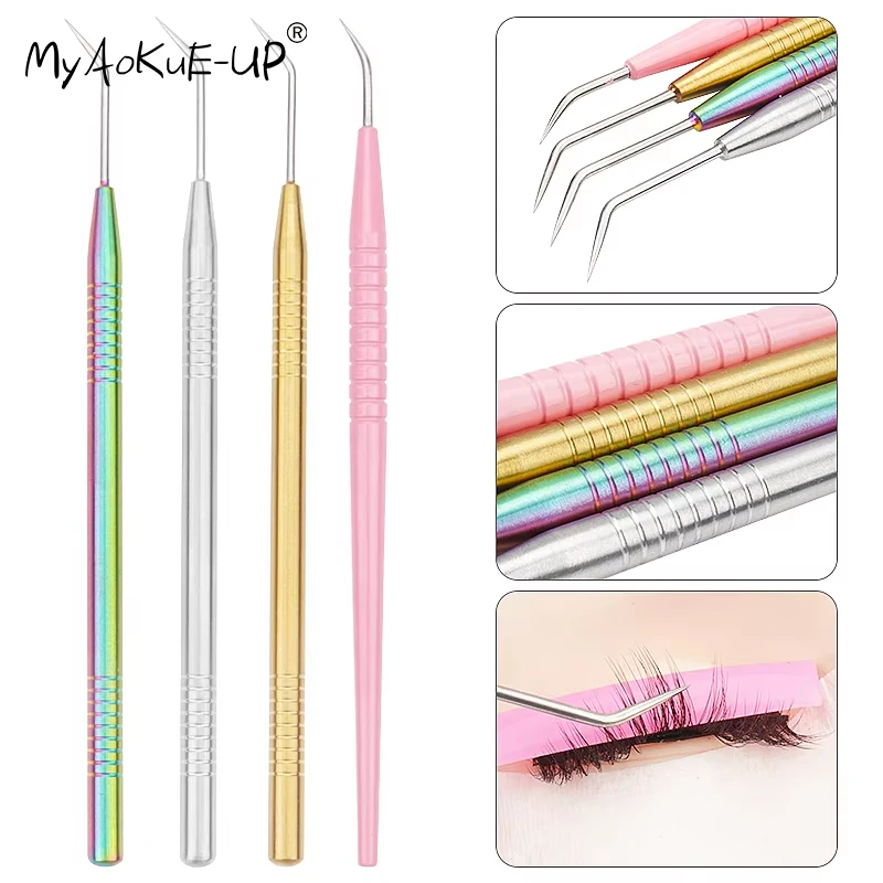 1 Pc Eyelash Perm Lifting Tools Metal Clean Up Rods Beauty Lash Separating Tool Grafting False Lashes Extension Makeup Supplies