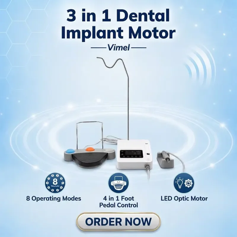 3 in 1 Motor System with LED Display 8 Modes Electric Surgery Machine for