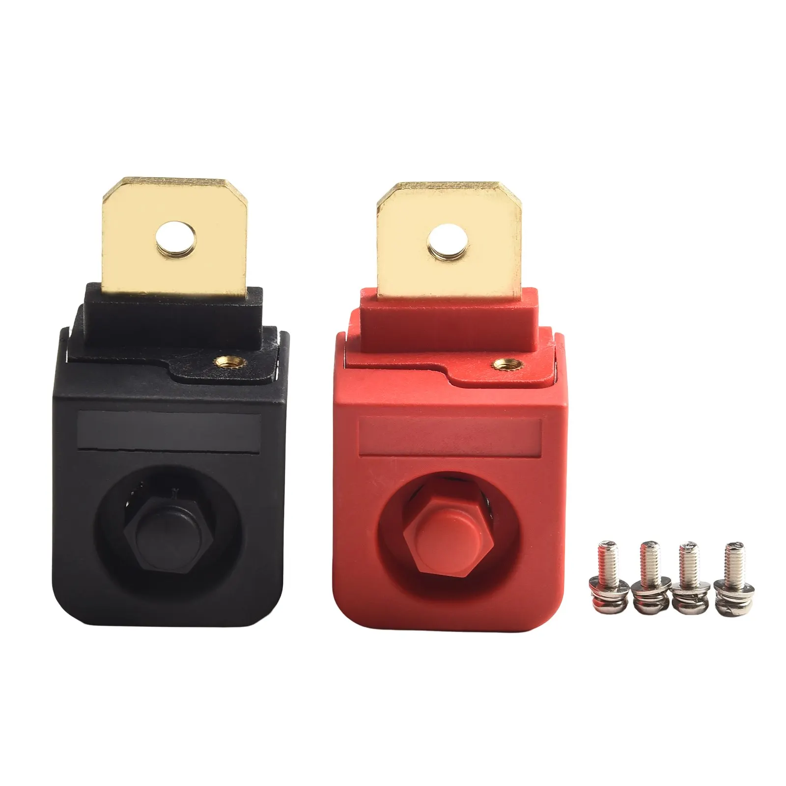 130A Terminal Block Battery Binding Post สําหรับโครงการไฟฟ้าภายในบ้าน 130A ความจุปัจจุบันทองเหลืองและวัสดุ PBT