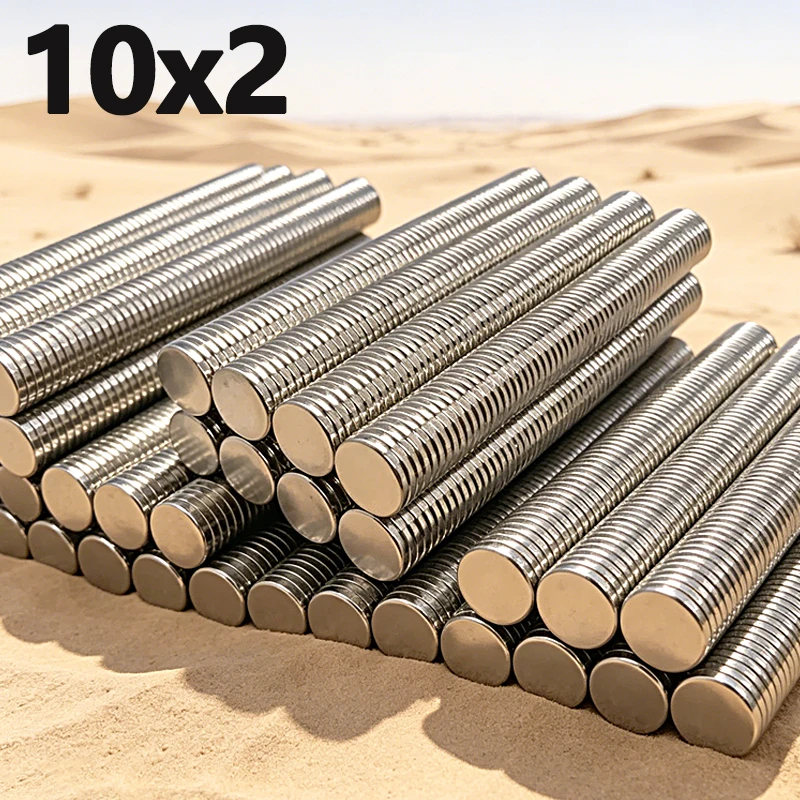 10-300pcs 10x2mm Magnet N35 NdfeB Permanent Magnetic Imanes Round shape strong Neodymium fridge Magnet 10*2mm Accessory