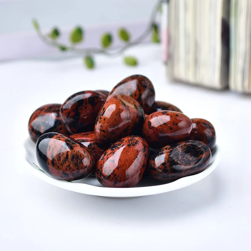 100g Natural Red Obsidian Crystal Gemstone Collectibles Rough Rock Mineral Specimen Healing Stone Decoration for Fish tank